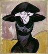 Ernst Ludwig Kirchner Mujer con sombrero, 1911: Descripción de la obra ...
