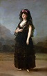 «La reina María Luisa de Parma con mantilla». Francisco de Goya (1799 ...