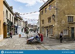 Calle En El Pueblo Con Mercado De Corsham Inglaterra, Reino Unido Foto ...