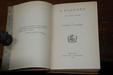 A PAGEANT; And other poems by ROSSETTI, Christina G.: (1881) First ...