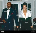 Washington, DC., USA, 1991 Louis Gossett Jr, and his wife Cyndi James ...
