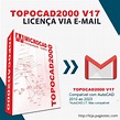 TOPOCAD2000 V17 - Licença ativação online