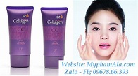Kem Lót Makeup Cc Cream Collagen Skin Care Dưỡng Da