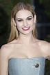 LILY JAMES at Cinderella Premiere in London – HawtCelebs