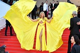 Heidi Klum's Yellow Cutout Gown at Cannes Film Festival 2023 | POPSUGAR ...