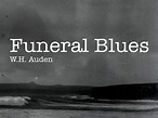 'Funeral Blues' by W. H. Auden - Poem Analysis | Teaching Resources
