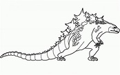 Get This Easy Printable Godzilla Coloring Pages for Children PTyqX