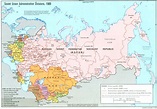 Russia and the Former Soviet Republics Maps - Perry-Castañeda Map ...