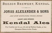 File:Alexander Kendal ad 1891.jpg - Brewery History Society Wiki