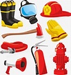 各种消防工具PNG图片素材下载_消防工具PNG_熊猫办公