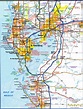 Tampa FL city map. Free printable detailed map of Tampa city Florida
