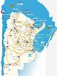 Mapa D Rutas Argentina