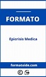 Formato De Epicrisis Medica Modelo WORD PDF