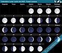 Calendário Lunar Junho de 2023 - Fases Lunares