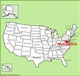 Alexandria location on the U.S. Map - Ontheworldmap.com