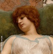Idle Moments by John William Godward | Oil Painting Reproduction