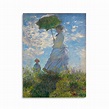 Cuadro de "Mujer con sombrilla - Claude Monet"