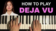 Olivia Rodrigo - deja vu (Piano Tutorial Lesson) - YouTube