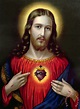 English School The Sacred Heart of Jesus painting - The Sacred Heart of ...