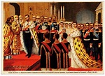 La ceremonia de coronación de Nicolás II. La unc...