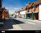 High street in Liss Hampshire UK Stock Photo, Royalty Free Image ...