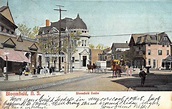 Bloomfield New Jersey Bloomfield Centre Street Scene Vintage Postcard ...