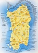 Cartina della Sardegna - famigliaINviaggio.it