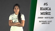 Junior Midfielder Bianca Munoz - Portland State Women's Soccer - YouTube