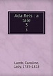 Книга "Ada Reis : a tale" – купить книгу ISBN 978-5-8842-3937-1 с ...