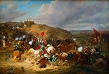 Danish army charging across a bridge, Thirty Years War- by Christian ...