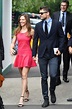Hilary Swank and Philip Schneider arriving for Day 12 at the Wimbledon 2017