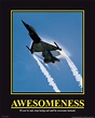 Motivational Awesomeness - Awesomeness - Jet - Mini-Poster - 40x50