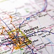 Mapa de Denver imagem de stock. Imagem de estados, condado - 42373805