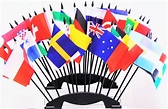 Buy WORLD CUP 2018 SOCCER FLAGS 2018 - SET of 32 Polyester 4"x6" Flags ...