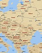 Physical Map of Eastern Europe - Free Printable Maps