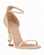 Saint Laurent Opyum Suede 110mm YSL-Heel Sandals | Neiman Marcus