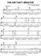The Air That I Breathe | Sheet Music Direct