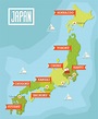 Map of Japan - Guide of the World