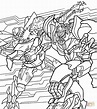 Dibujo de Pelea Entre Optimus Y Megatron para colorear | Dibujos para ...