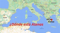 ¿Dónde está Atenas - ¿Dónde está la ciudad?