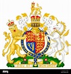 Wappen des Vereinigten Königreichs Großbritannien und Nordirland ...