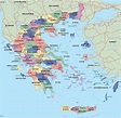 greece political map. Illustrator Vector Eps maps | Order and download ...