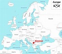 Kosovo location on the Europe map - Ontheworldmap.com
