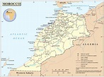 Map of Morocco (Political Map) : Worldofmaps.net - online Maps and ...