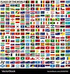 Flags of sovereign states regions and territories Vector Image