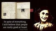 78+ Anne Frank Quotes From Her Diary With Page Numbers | Quotes BarBar