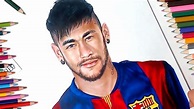 Cómo dibujar A Neymar 】 Paso a Paso Muy Fácil 2024 - Dibuja Fácil