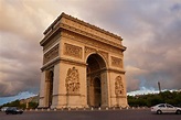 Arco del triunfo en parís arco del triunfo | Foto Premium