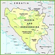Bosnia and Herzegovina political map - Ontheworldmap.com