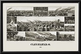 Cleveland OH 1885 | Vintage City Maps